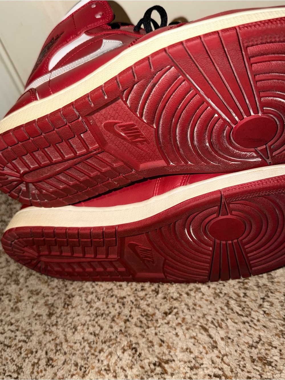 Air Jordan RED & White MIDS 10M - Picture 4 of 7